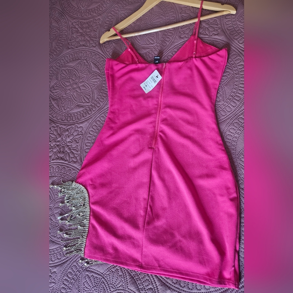 Barbie Pink Dress with Silver Fringe - Picture 4 of 5